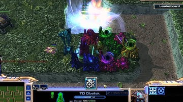 Starcraft II. Custom map. Rage TD. Single player.  Third game, quest complete.