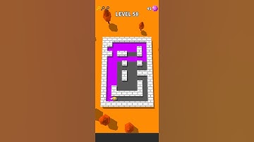 # Color Maze Gameplay Walkthrough # Level 58 # iOS Android # Short