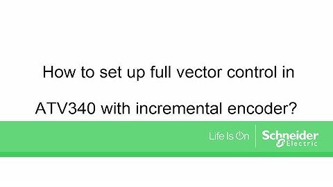 ATV340 - Full Vector Control (Incremental Encoder)