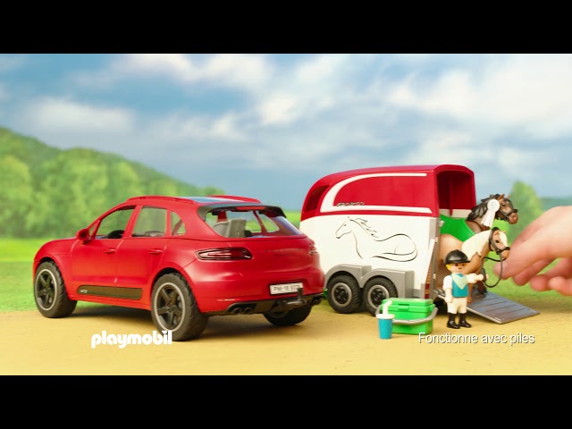 Playmobil en français La Porshe Macan GTS - Famille Hauser 