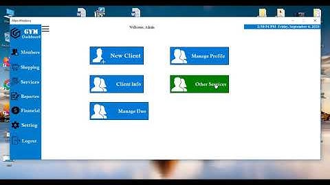 G Gym - gym system management - 1