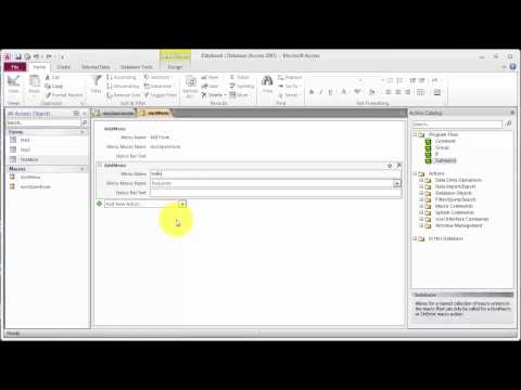 Video: Cách Tạo Macro Trong Access