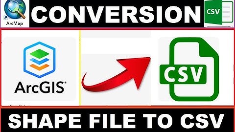 shapefile to csv I shape file to csv file I shapefile conversion to csv I convert to csv I csv