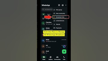 All WhatsApp Broadcasts in ONE Place! #howto #whatsapp #broadcast