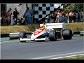 Brands Hatch Formula 1 Test Days 1984 'Senna' in the Toleman TG184/Hart
