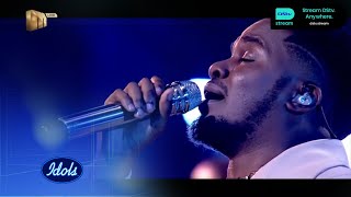 Thabo performs ‘I’m in Love With Another Man’ by Jazmine Sullivan – Idols SA | S19| E13|Mzansi Magic