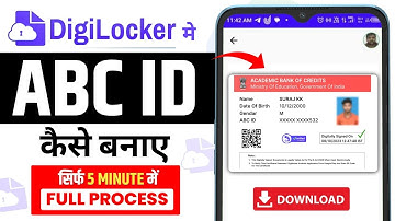 Digilocker me abc id kaise banaye | Abc id kaise banaye | How to create abc id card in digilocker