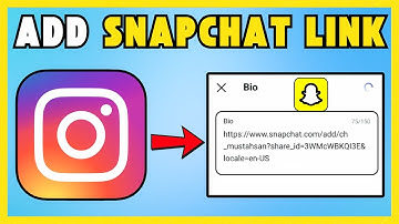 How To Add  Snapchat Link In  Instagram Bio - New Update!