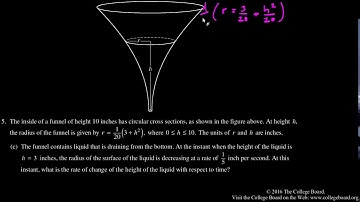 2016 AP Calculus AB and BC Free Response 5c