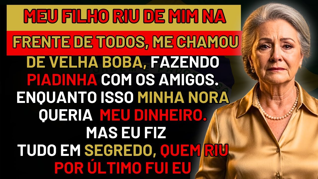 HISTÓRIA REAL DESTA AVÓ 👵💔 MEU FILHO RIU DE MIM… ATÉ VER QUEM ME ESPERAVA NA PORTA...