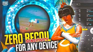 UPDATE 3.2🔥 Best Zero Recoil Sensitivity CODE + Control Settings For Pubg Mobile/BGMI in 2024