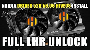 HiveOS Latest NVIDIA Driver Install | OFFICIAL LHR UNLOCKER Version