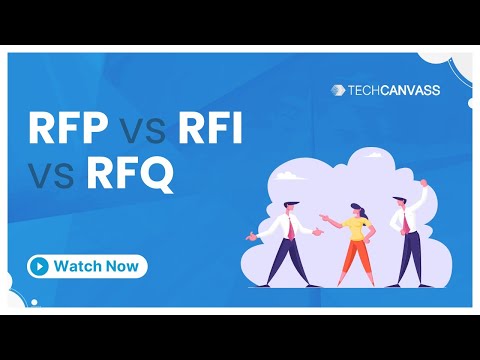 Video: Rozdíl Mezi RFI RFP A RFQ