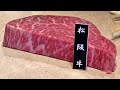 Matsusaka beef steak tenderloin set | teppanyaki in Japan