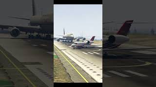 Brave Pilot Remove Private Jet From The Runway During Landing Of B747