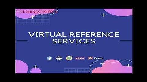 Virtual Reference Services & Platforms