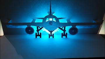 Aeroplane pop up card