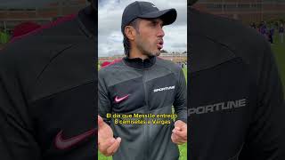 Cuando Messi “humilló” a Vargas y le dio 8 camisetas 🐐