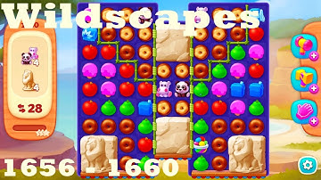 Wildscapes Level 1656 - 1660 HD Walkthrough | 3 - match game | gameplay | android | ios | pc | app