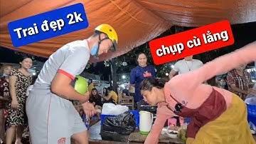 Trai đẹp 2k xuất hiện, hành động kì lạ của DIVA Cát Thy bánh tráng trộn