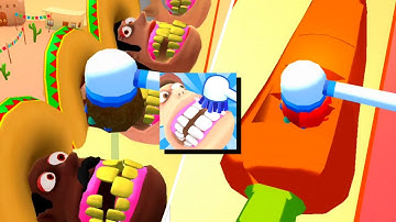 Teeth Runner! - Gameplay Walkthrough Part 2 All Levels (Android,iOS)