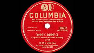 Watch Frank Sinatra Comme Ci Comme Ca video