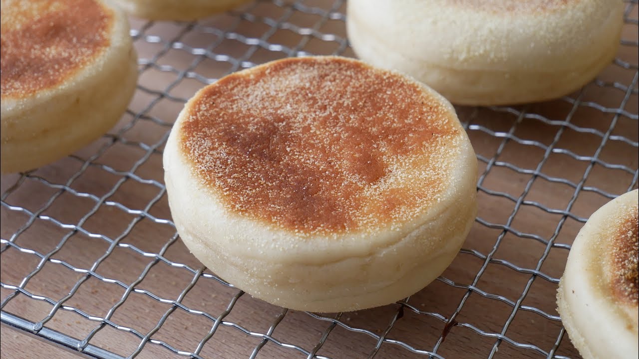 Englische Muffins (Toasties) Selber Machen Baking English Muffins (Recipe) ...