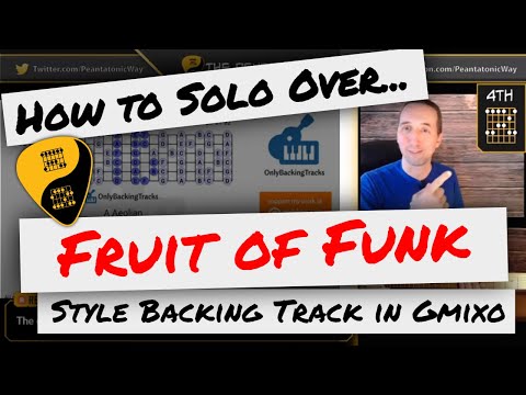 🎸 How to Solo Over Backing Tracks | Fruit Of Funk Groove in G Mixolydian