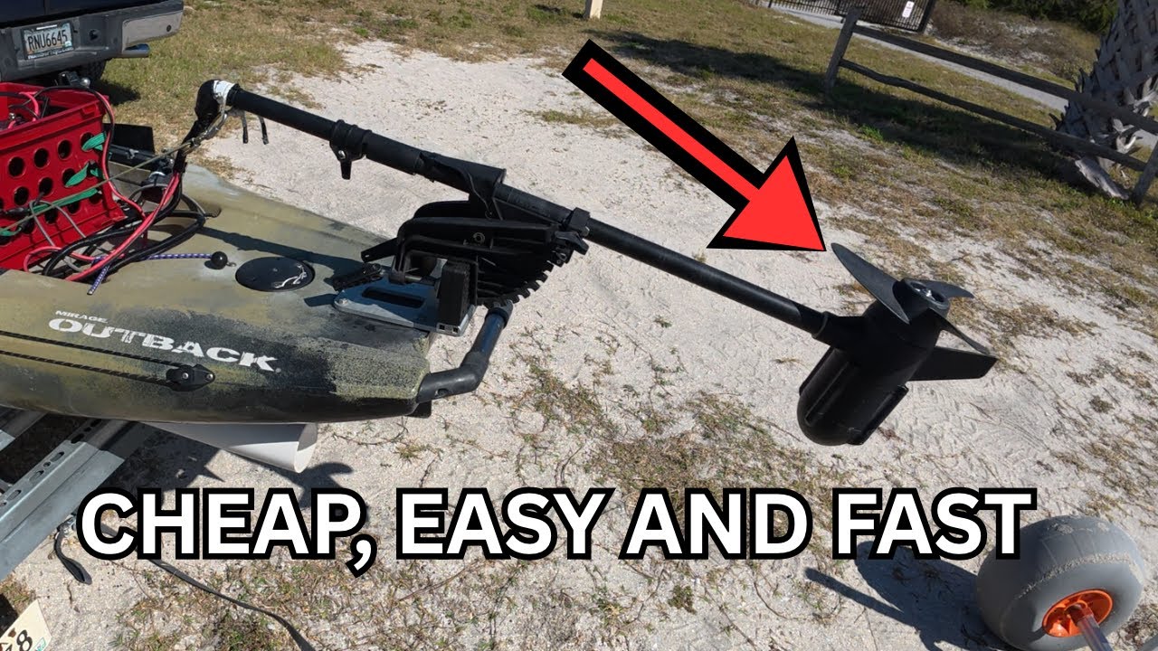 Установка троллингового мотора на каяк при ограниченном бюджете