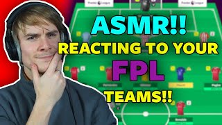 REACTING TO YOUR FANTASY TEAMS (FPL Update!) [ASMR - British Accent - Whispered) screenshot 2