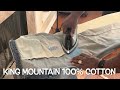 How To Fix Ripped Jeans Using KING MOUNTAIN Iron-on Repair Patch,3&quot;x60&quot;,100% Cotton