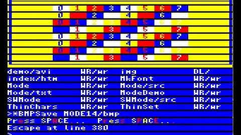 BBC extended MODEs demo