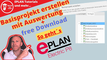 EPLAN Basisprojekt erstellen💡👉 So einfach geht´s