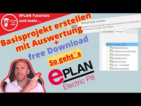 EPLAN Basisprojekt erstellen💡👉