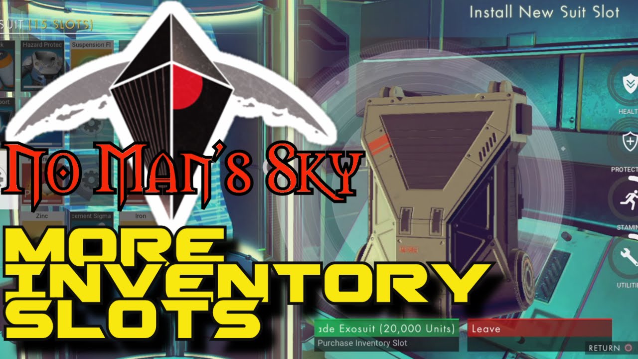 No Man's Sky | How to get more Exosuit (inventory) Slots! - YouTube