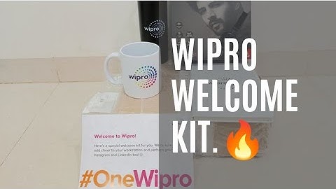 Wipro welcome kit 🔥| Wipro goodies | Wipro Elite 2022 batch | Wipro surprise 😍