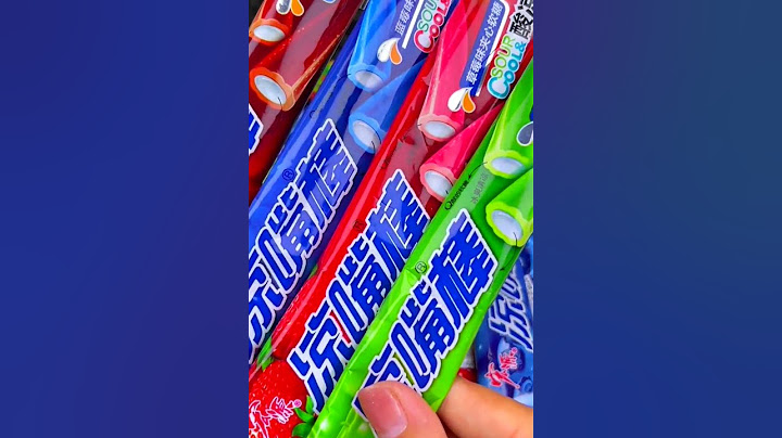13 The ice cold cold mouth stick tastes sweet and sour, super delicious! #糖果 #醉口着 #Children’s favori