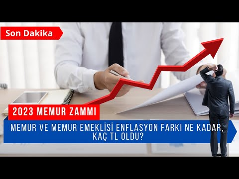 Memur ve memur emeklisi enflasyon farkı ne kadar, kaç TL oldu? #zam #sondakika