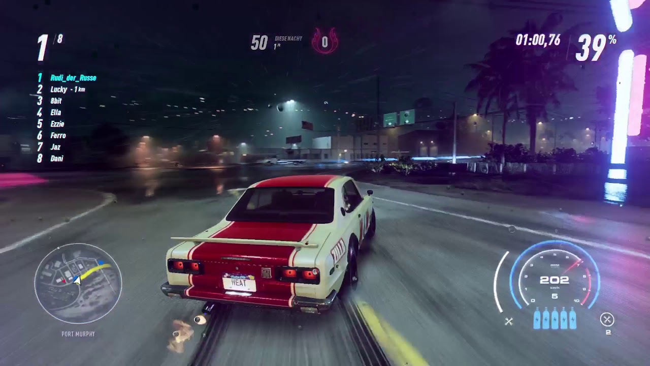 Need for Speed Heat Nissan Skyline 2000 - YouTube