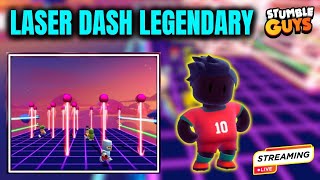 New map LASER DASH LEGENDARY | Stumble guys Live Stream