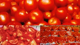 طريقة عمل صلصة الطماطمالمركزه‼️ وتفريز وحفظها من السنة للسنه‼️بطريقة سهلة وبسيطة