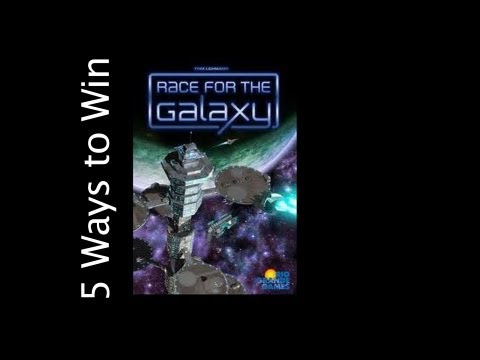 5 Ways to Win: Race For The Galaxy