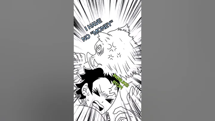 Inosuke is broke.. #fyp #fypシ #demonslayer #inosuke #tanjiro #animatic #anime #animation