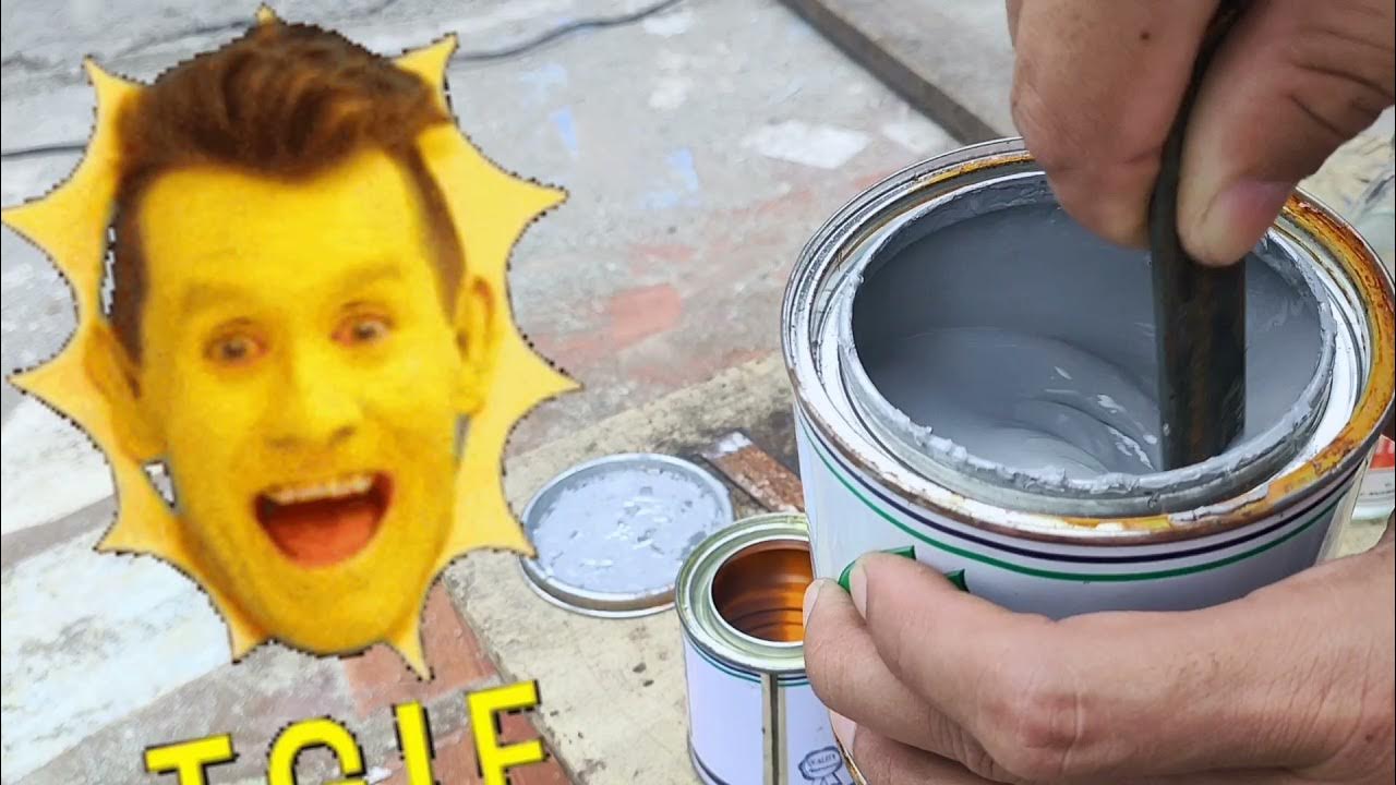 applying epoxy paint primer with catalyst. YouTube