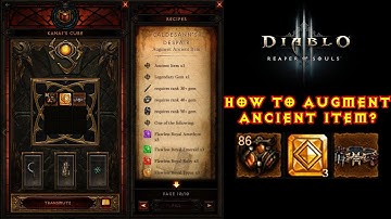 How to Augment Ancient Item