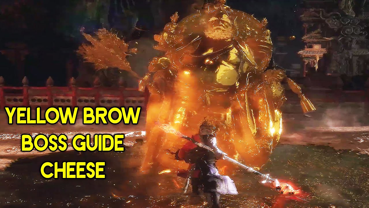Yellow Bro Black Myth Wukong - Yellowbrow Boss Fight Guide Easy - YouTube