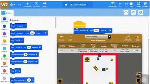 Doing Castle Crasher in vr.vex.com