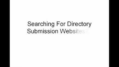 Instant Approval Directory Submission Websites.mp4