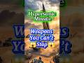 Hypersonic missiles: The weapon you can't stop 🛑 #facts #viral #shorts #hypersonic_missile