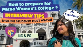 PWC Interview ki taiyari &amp; tips #patna #bihar #bestcollege #patnawomenscollege
